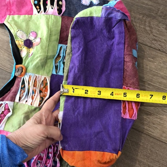 NWOT! - ORIGINAL COLLECTIONS Boho Crossbody Sling Bag - Made in Nepal - Picture 12 of 12